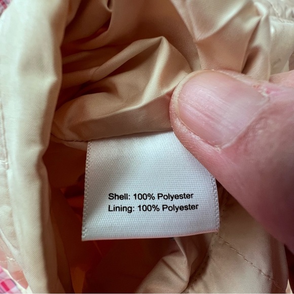 Peter Millar Women's Keenland Flora Reversible Puffer Vest Beige and Red Plaid M - Picture 11 of 12